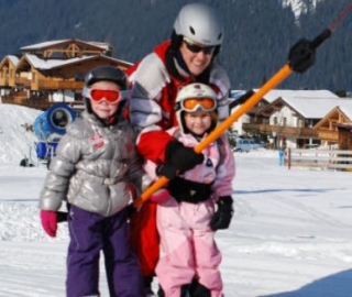  Clases de esquí para niños ESF Argentiere 